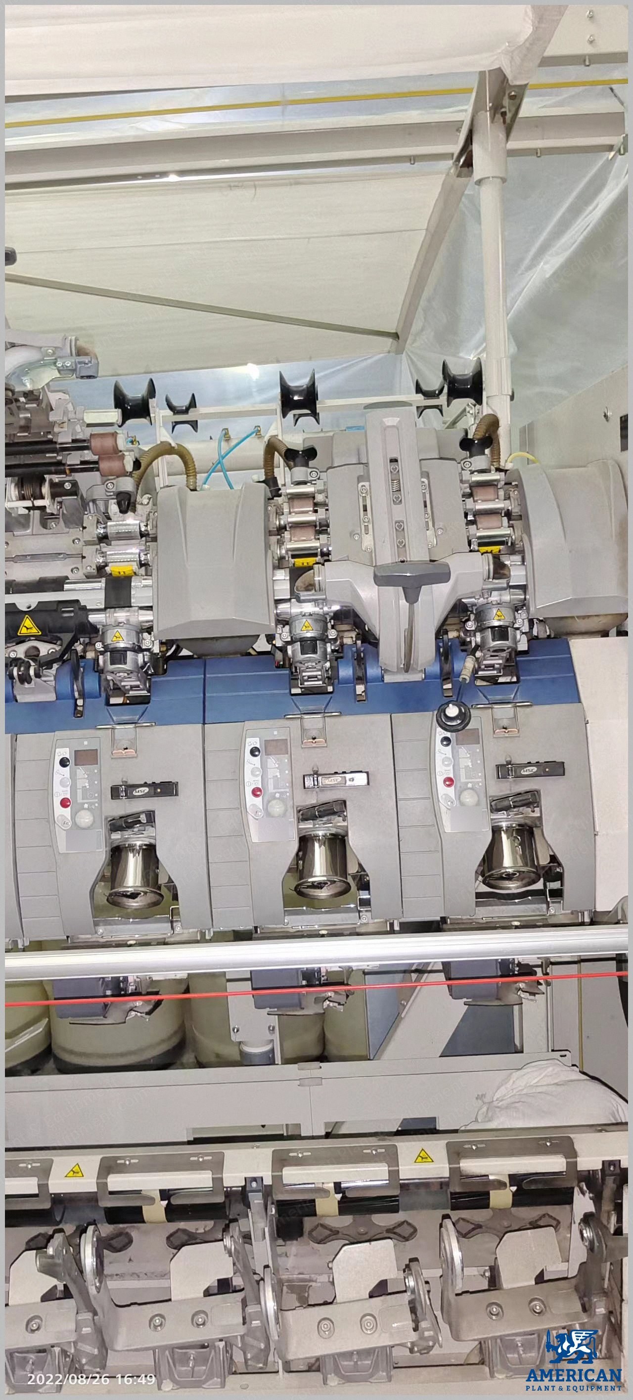 Muratec, Vortex 870, 2016, Spinning Machine, 96 Spindles, Yarn Count 40