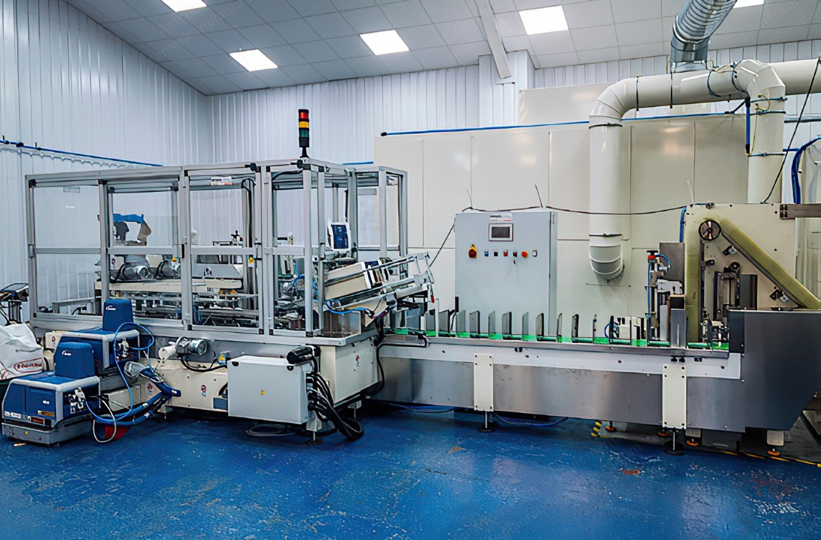 Andritz, D-Tech, 2020, Face Mask Production Line, 600 Masks per Minute, with Imanpack Boxing and Flow Wrapping