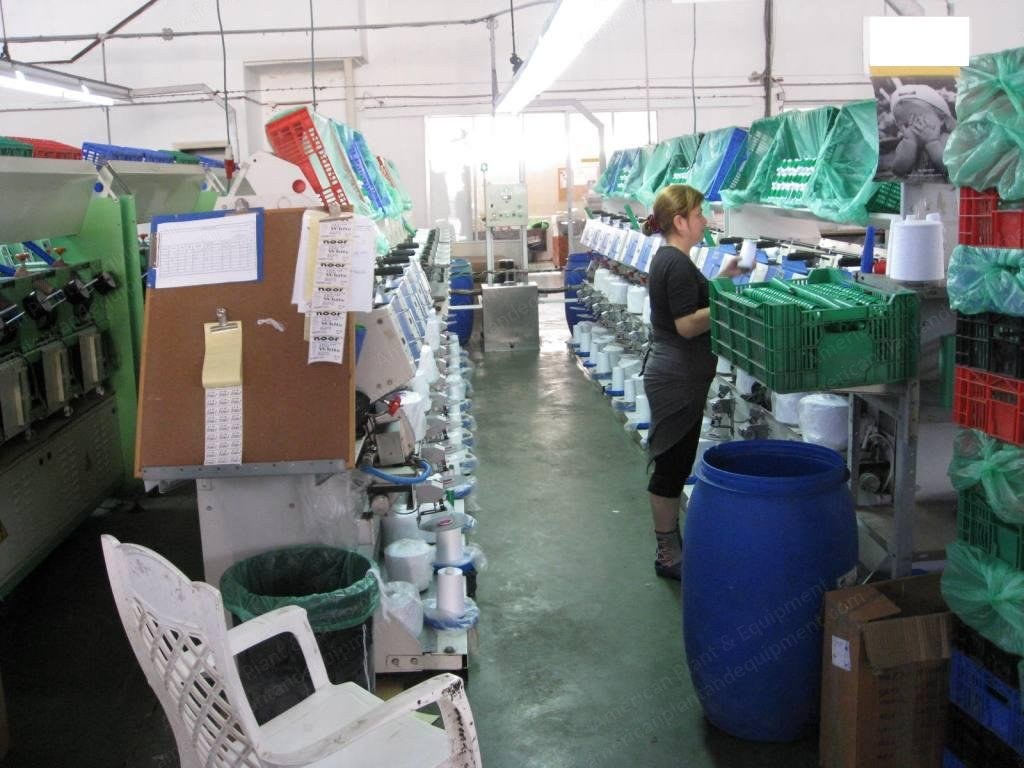 Complete Small Yarn Dyeing and Winding Plant, 20 Yarn Winders, 2 Soft Winders, 3 Dyeing Machines