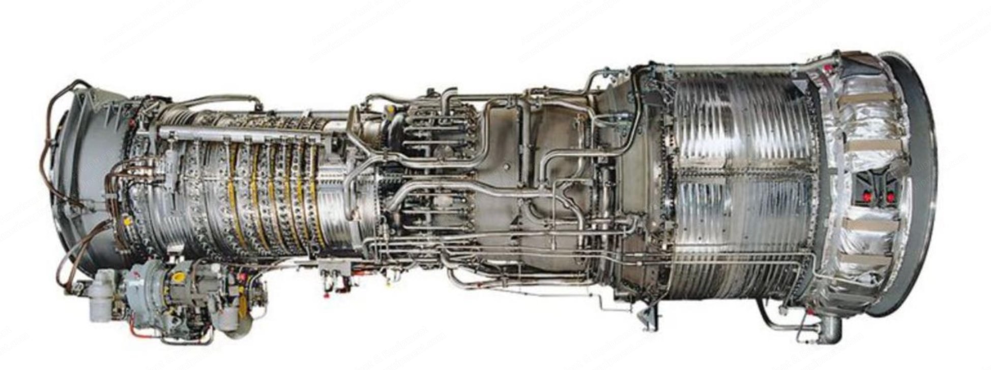 GE, LM2500FZMLG02, Marine Gas Turbine Engine, 17-Stage Compressor