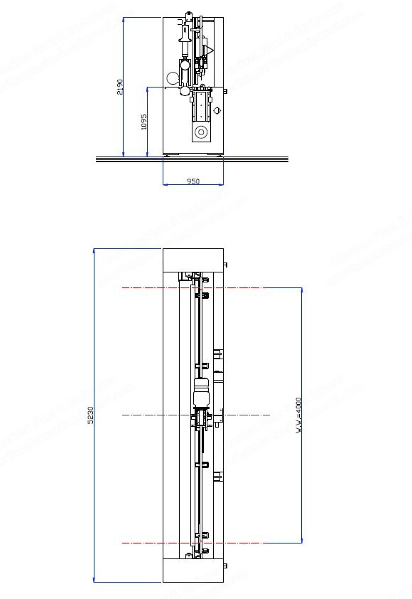 NovaStar, Guillotine Cross Cutting Machine, 4000mm Width