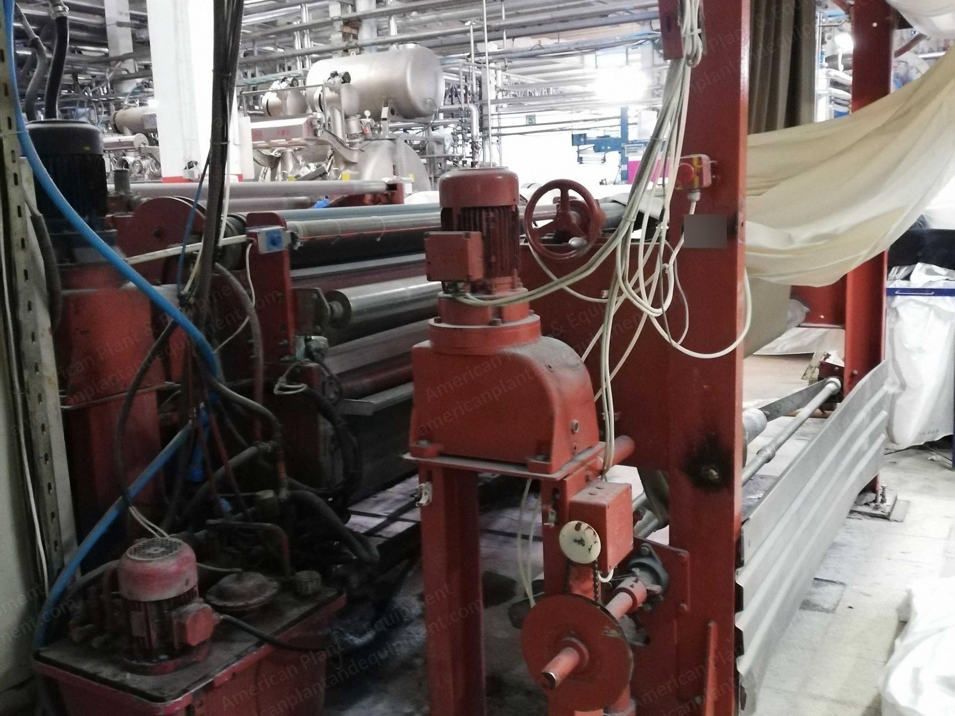 Kusters, Pad Batch Dyeing Machine, 1998, 1800mm Working Width, 2000mm Cylinder Width, 50 N/mm Pressure
