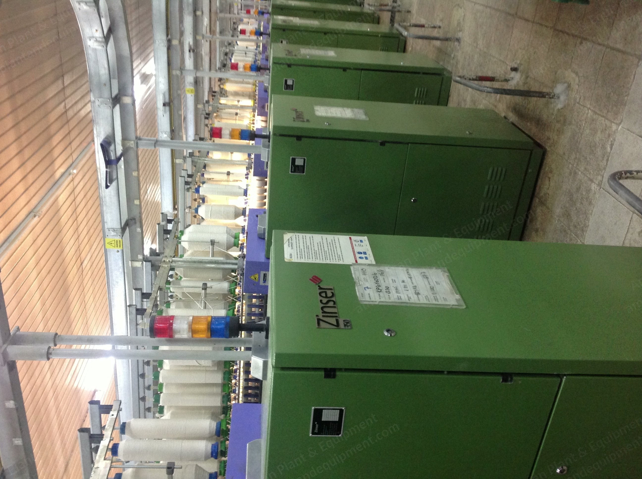 Complete Spinning Plant, 1999-2008, 23 Tons/Day Capacity, 100% Cotton, 30 NM Yarn Count