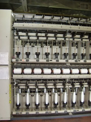 Rieter Polyester Yarn Twisting Machines, 2003, 338 Spindles, Double-Folded Full Electronic System