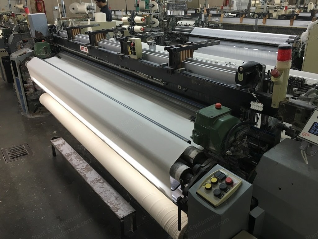Picanol, Omni Plus 4-R, 2002, Airjet Looms, 3400mm Width, Staubli 2861 Dobby, 16 Shafts