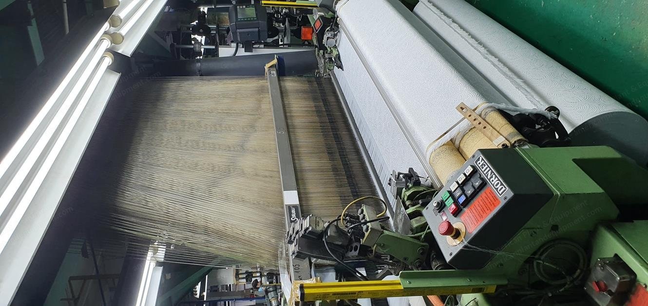 Dornier, HTVS 4/J, 1999, Rapier Loom, 2100mm Width, Staubli CX880 Jacquard, 4 Colors