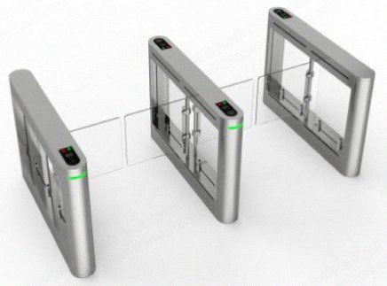 NovaStar, MS105, Outdoor Swing Gate, 1600x160x1000mm, SUS 304 Stainless Steel, DC Brushless Motor