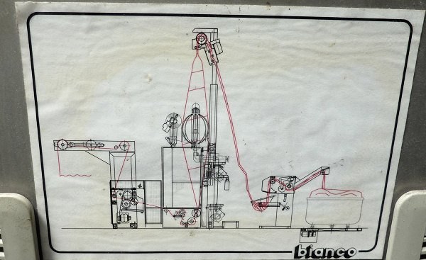 Bianco, Rope Opener, 2003, 2400mm Fabric Width, Slitter, Padder