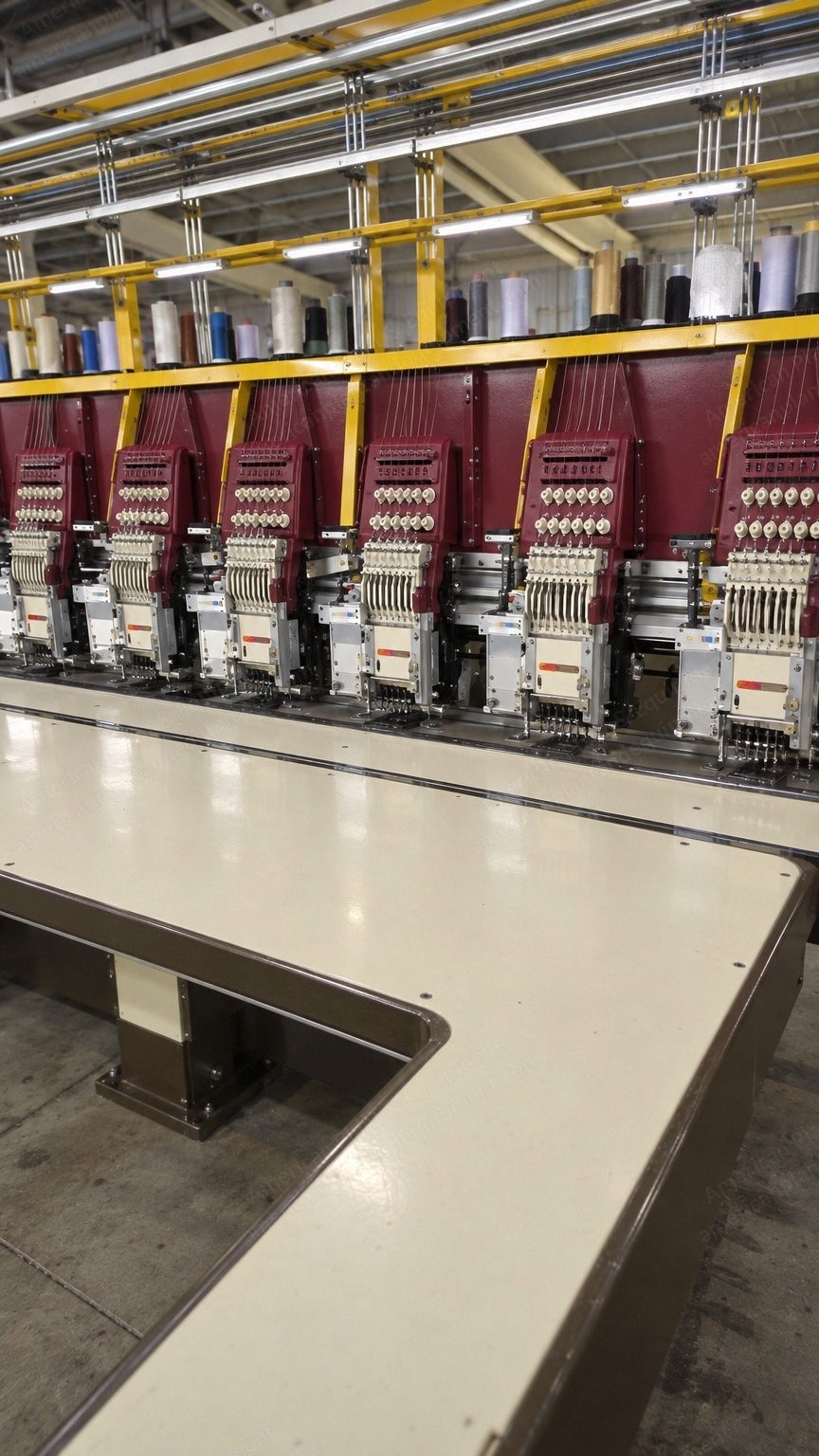 NovaStar, BE169, Dual-Cording Embroidery Machine, 34 Heads, 330 x 1500 mm Embroidery Area
