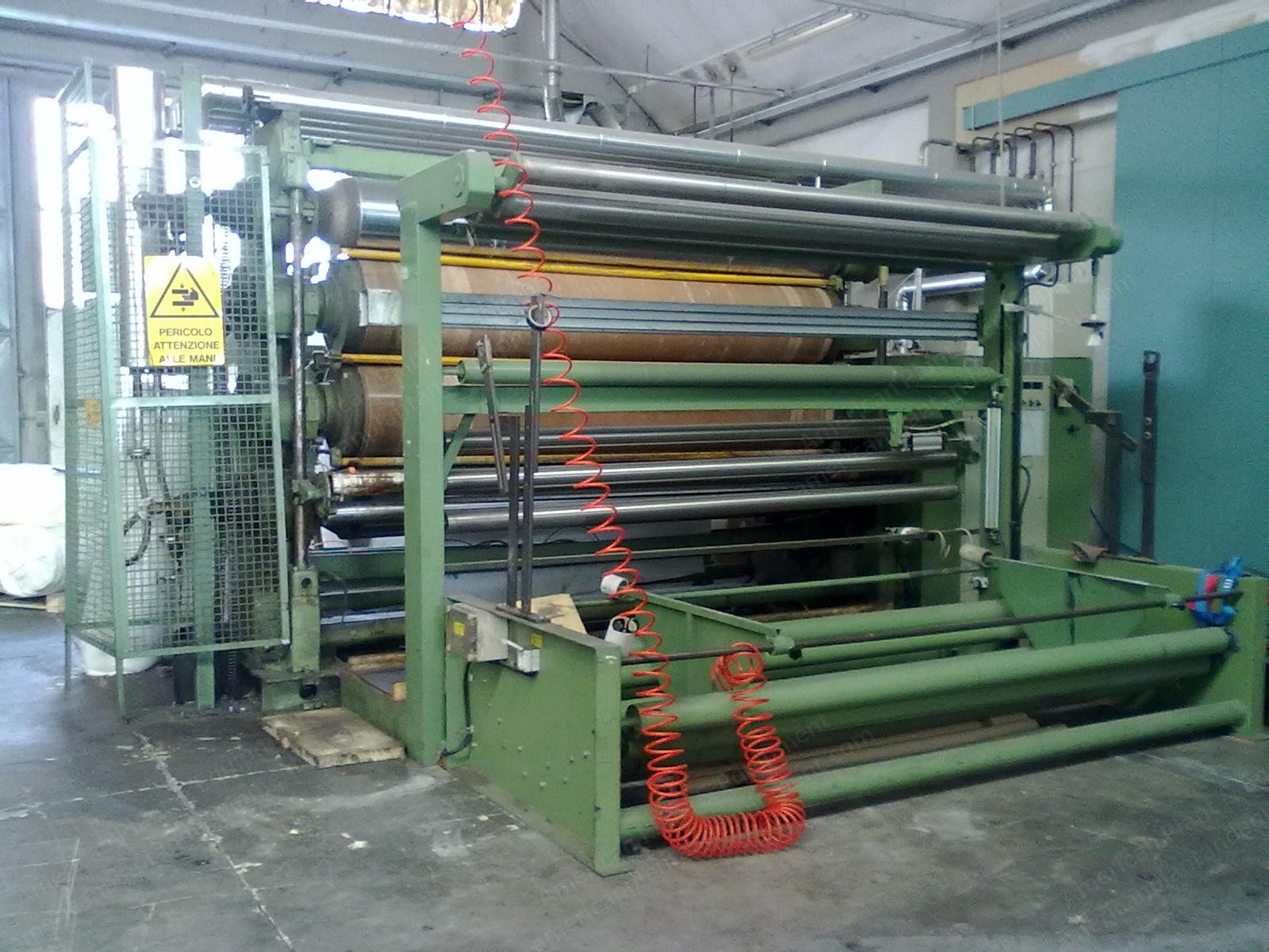 Comerio Calender, 3000mm Width, 4 Rolls, Plain & Embossing, Rebuilt 2000