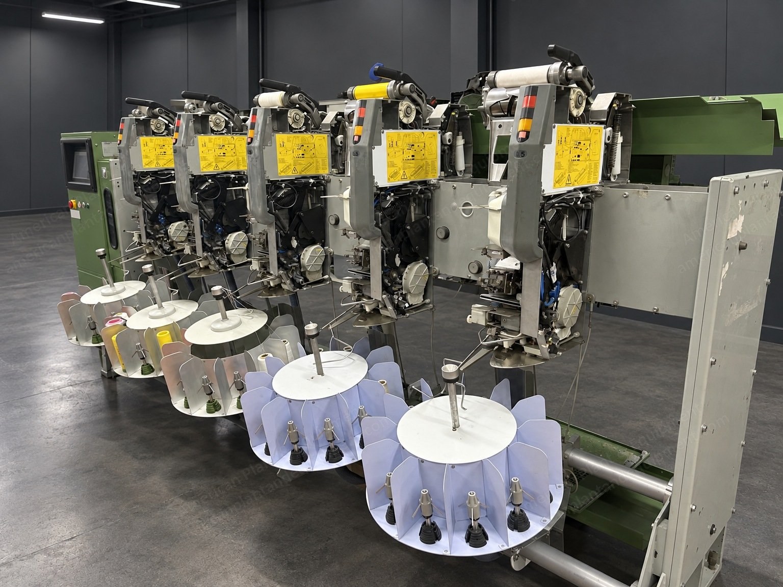 Schlafhorst, 338, 2000, Automatic Cone Winder, 5 Heads, 6" Pitch