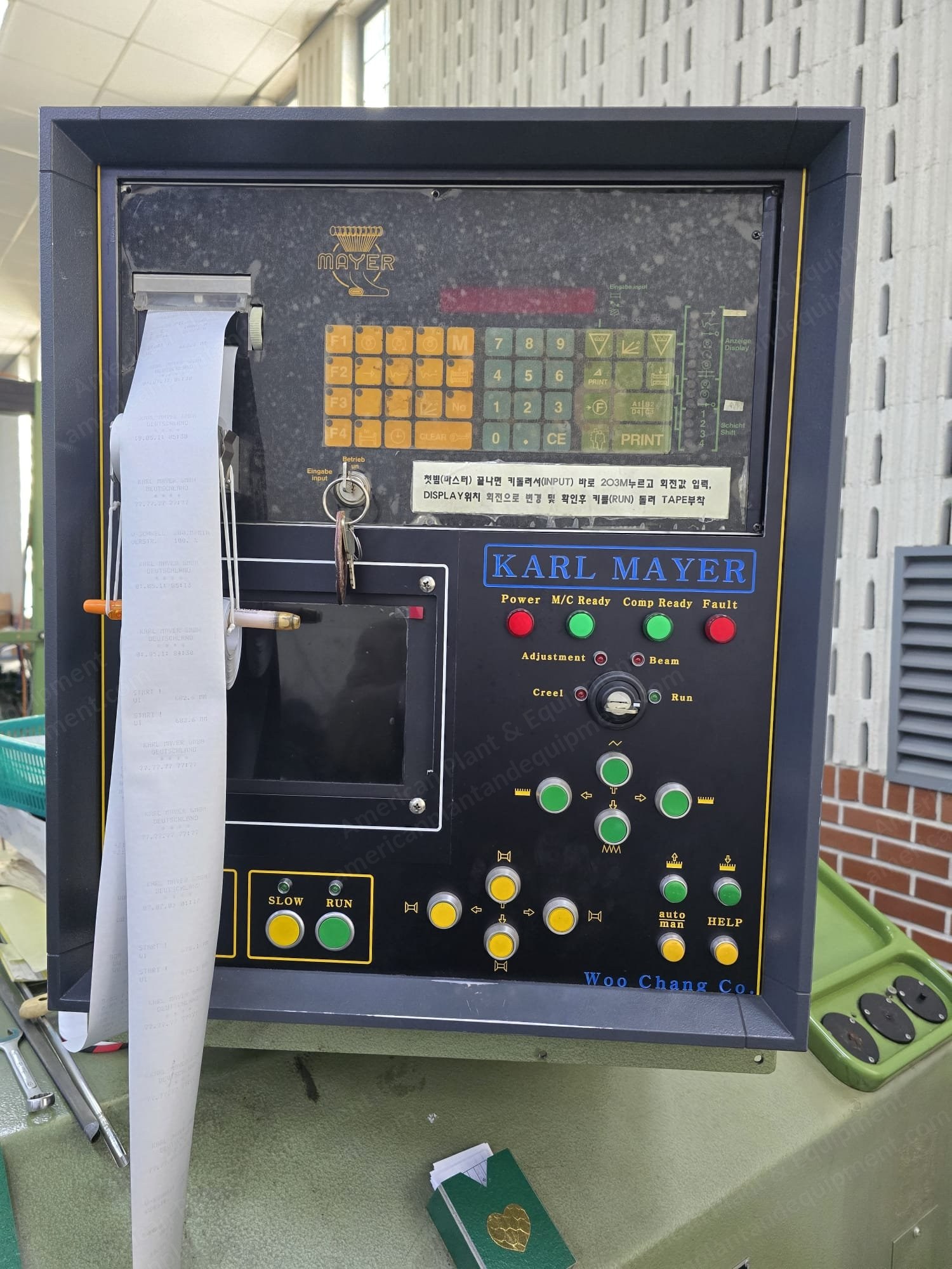 Karl Mayer, DSEH 21/30, 1992, Direct Warper, 680 Ends Creel, Camscan