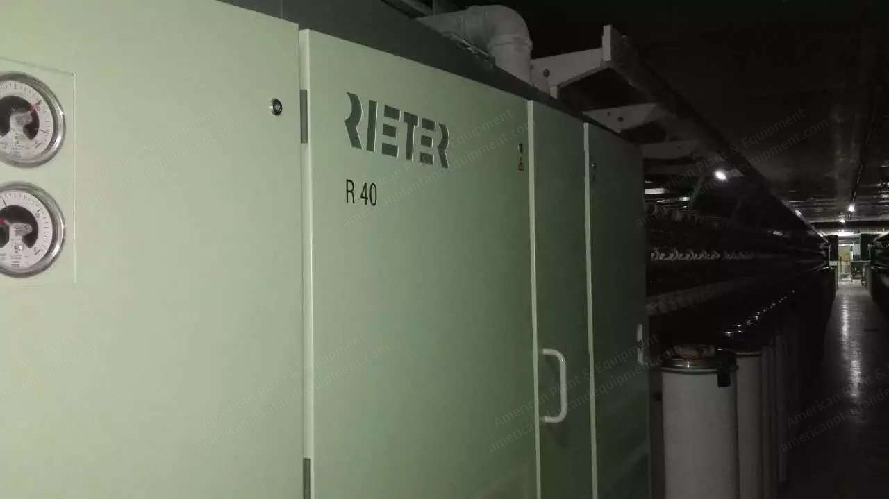 Rieter, R40, 2008, 360 Rotors, 33mm Rotor, Rieter Yarn Clearer