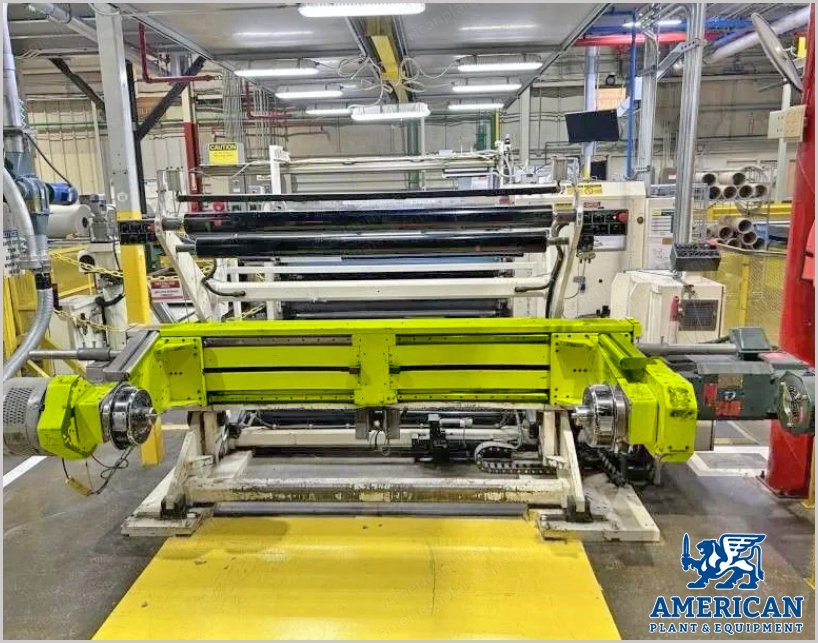 Deacro, 653D /162C, 1999, 63" Width, 40" Roll Diameter, 650 MPM Slitting Speed