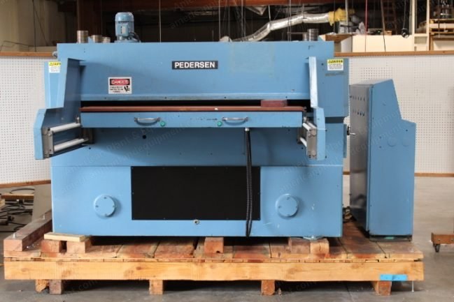 Pedersen, 601M-16, 100-Ton Full Head Die Cutting Press, 1000x1600mm Cutting Area, Single Manual Slide Table