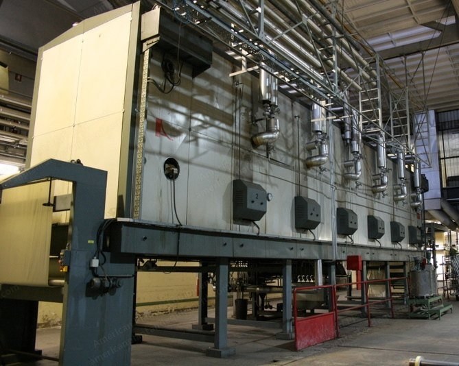 Arioli, Vapolitermotex, 1988, 2000mm Working Width, 500m Capacity, Thermal Oil Heated
