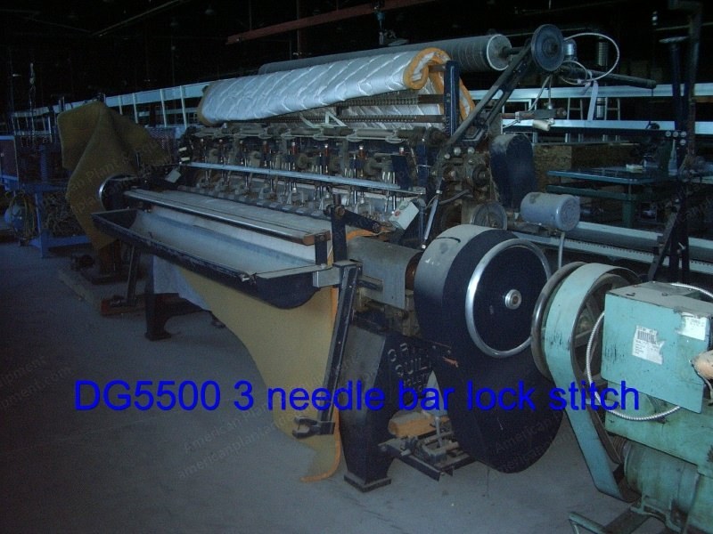 Gribetz, DG 5500, Lock Stitch Quilter, 3 Bars, 86 inch Width