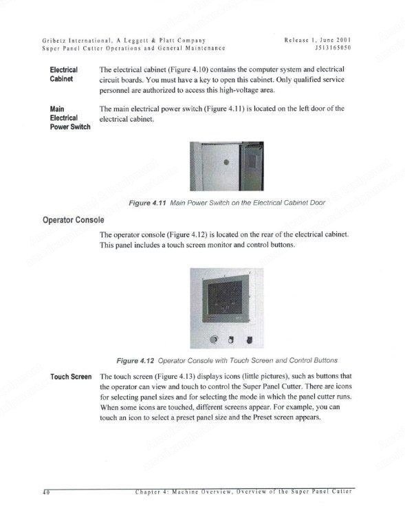 Gribetz, Panel Cutter, Catalog Model