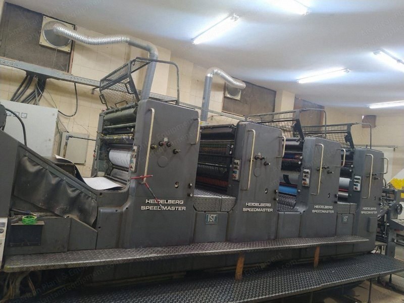 Heidelberg, SM 102 VP - UV, 1989, 4 Colors, UV Press, CPC 1-02, CP Tronic