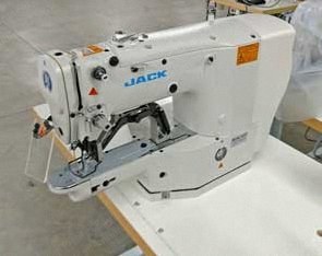Jack, JK-T1900BH, 2017, Programmable Bar Tack Sewing Machine, Standard Back Tack Patterns