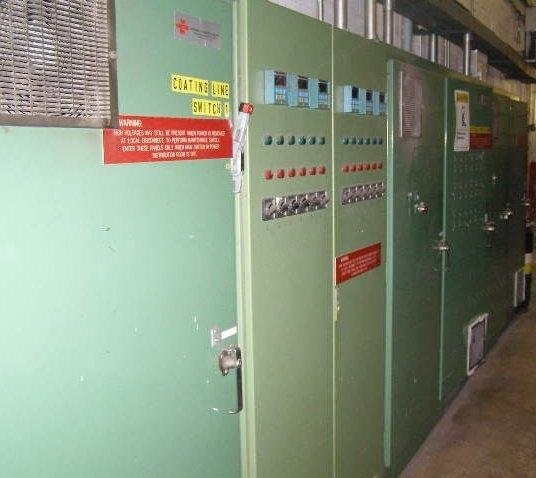 Zimmer, TRE, 1991, Rotary Screen Printing Line, 3000mm Working Width, 6 Segments, Gas Heated Jet Dryer