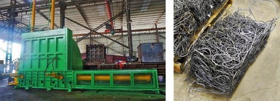 NovaStar, Three Ram Bale Press, 34000 lbs, 20 HP, 6x12x24 inch Bale Size