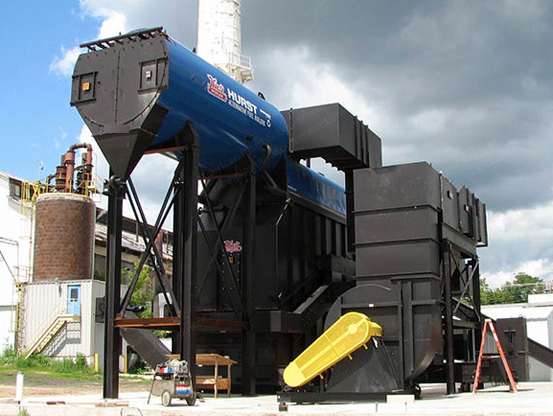 Hurst, 1160 HP, 2005, 40000 lbs/hr, 200 PSIG, Reciprocating Grate Combustion System