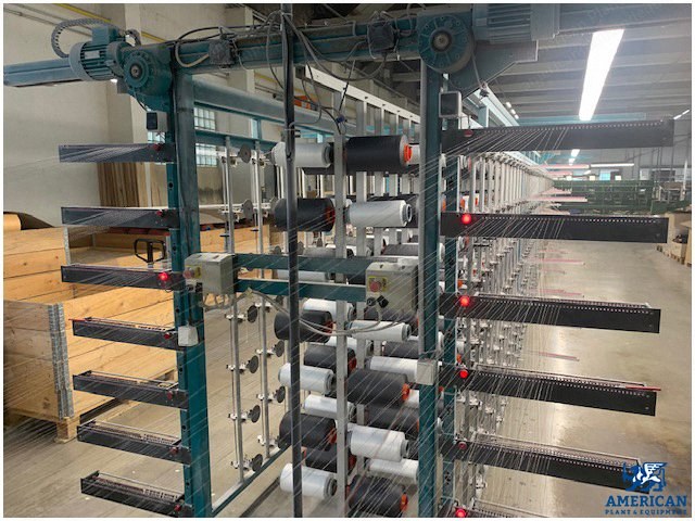 VTA, Creel for Warping Machine, 1990, 660 Bobbins Capacity