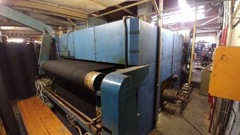 Edgar Pickering, Carpet Tufting Machine, 1973, 2.12m, 5/32" Cut Pile, with Latex Backing Machine