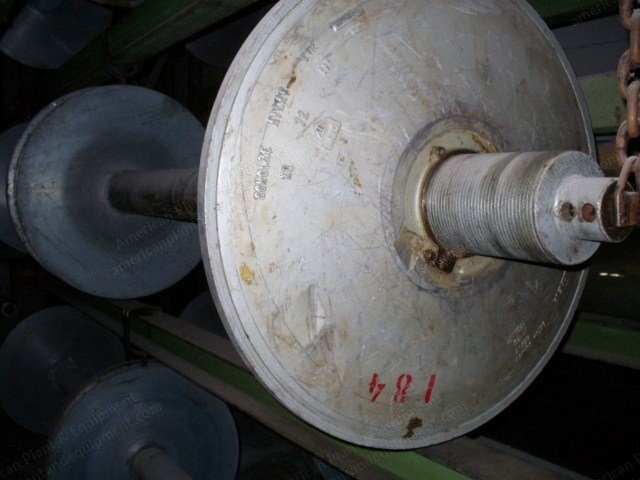 Sulzer Loom Beams, 800mm Flange, 2050mm Core Length, 140mm Core Diameter