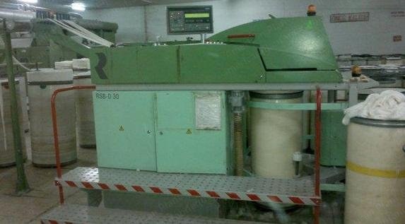 Complete Open End Spinning Plant, 1997-1998, 28 Tons/Day Capacity, Trutzschler Blowroom & Cards, Rieter Draw Frames, Schlafhorst ACO 288