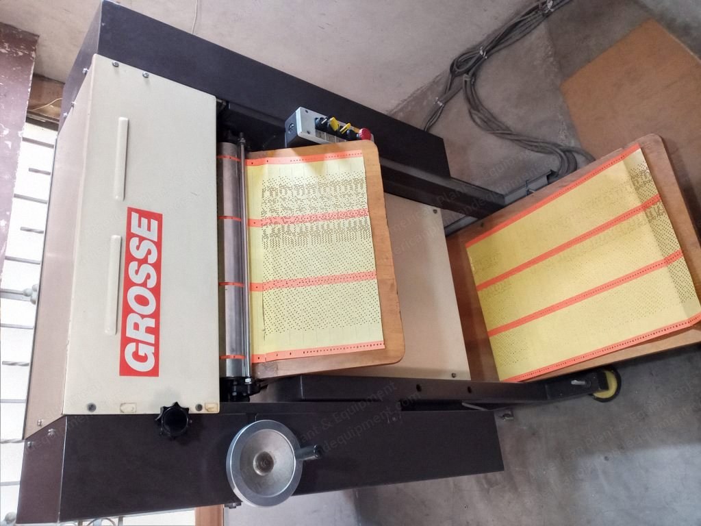 Grosse, Punching Machine, 1344 Format Jacquard Cards