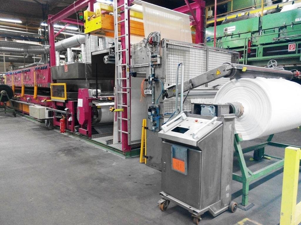 Caratsch Menschick Schaetti Double Dot Coating Line, 2000mm Working Width, Gas Heated, 2010 Modernized