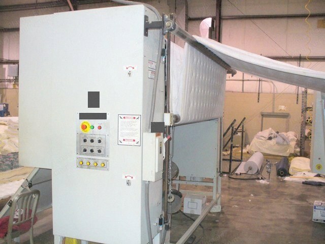 Gribetz, Reliance 4 Chainstitch, 1996, 90 inch (2286mm) Working Width, Tack & Jump, with Panel Cutter
