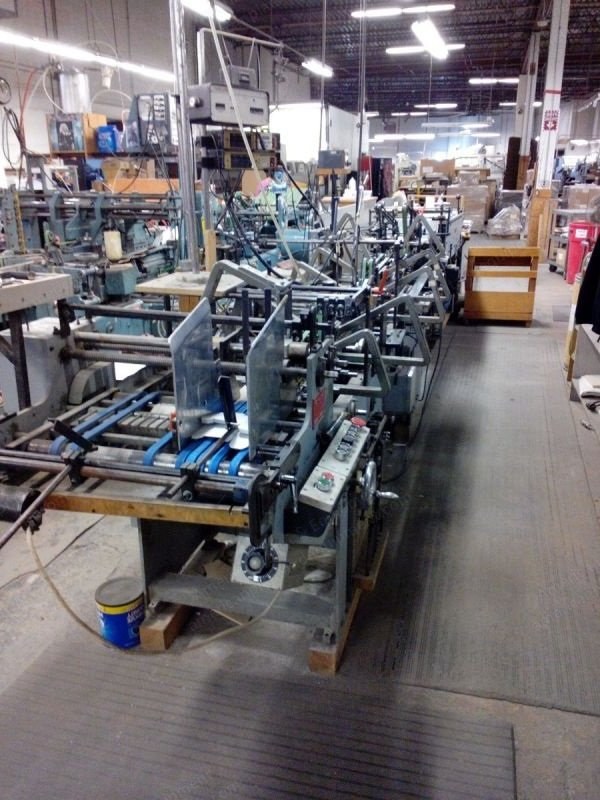 Escomat Folder Gluer, Lock Bottom System, Electronic Counter