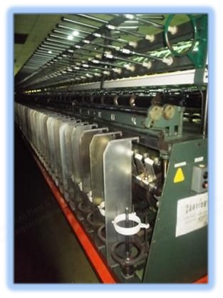 Saurer Allma, AZB 200/12", 84 Spindles, 400mm Spindle Gauge, 140mm Ring Diameter, 45 kW