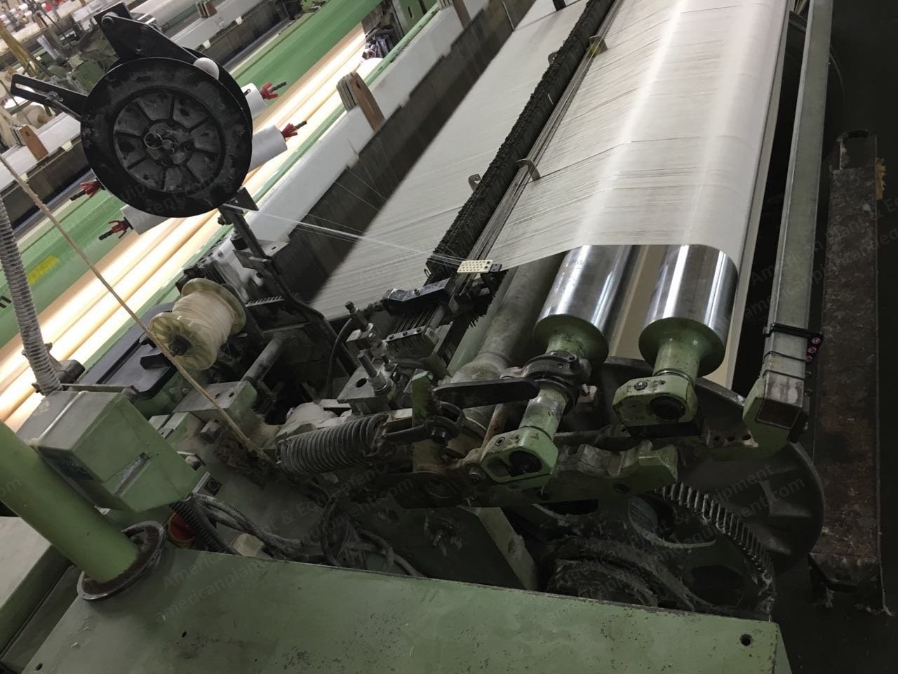 Sulzer, P7200 S360 N4 SP R D1, 1992, Steel Projectile Dobby Loom, 3600mm Working Width, 2665 Dobby, 18 Shafts