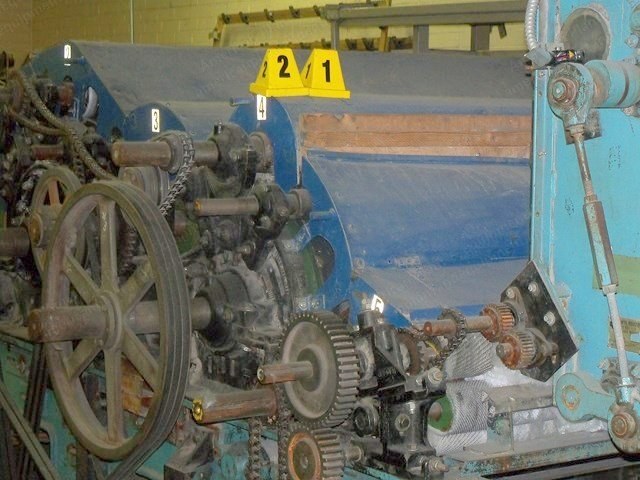 James Hunter, 20/30, Garnett Pillow Filling Line, with Crosslapper and Pillow Stuffer