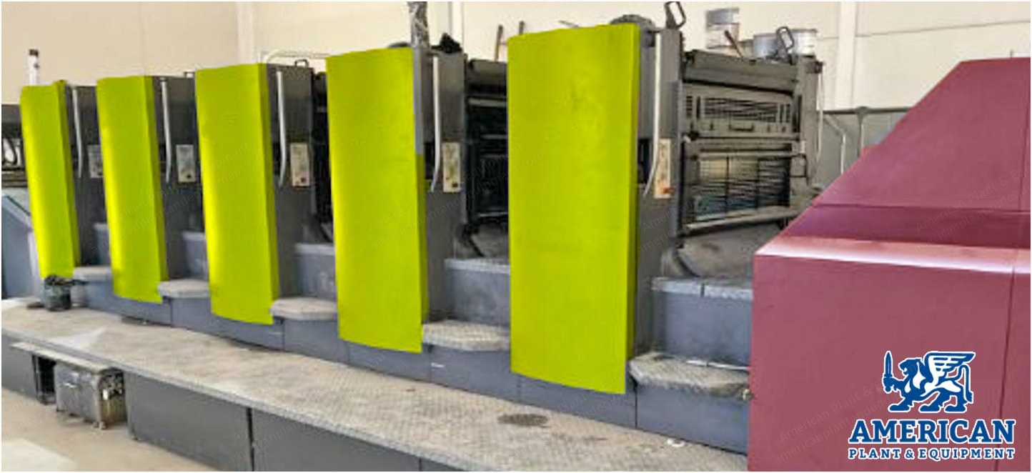 Heidelberg, CD102-5, 2007, 5 Colors, 72x102cm, CP 2000, Preset Plus Feeder