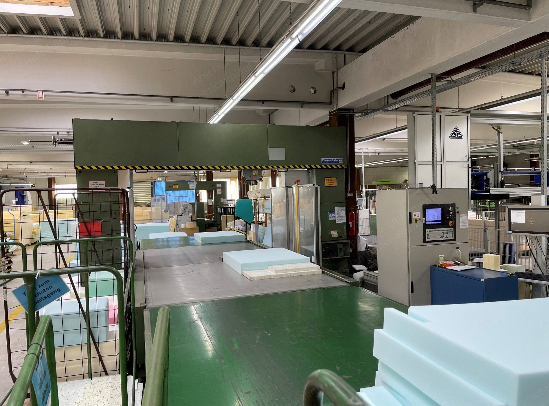 Fecken & Kirfel, F52, 1998, CNC Vertical Knife, 2300mm Working Width, DOS Drive