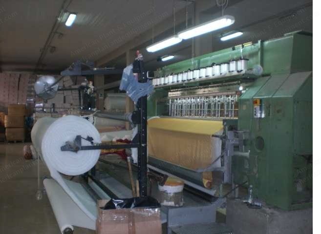 Mammut, Multineedle Double Chain Quilter, 1996, 2800mm, 120 Needles, 2 Needle Bars
