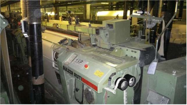 Sulzer, G6200 Ruti, 1996/1997, 1900mm to 2200mm Working Width, Staubli Electronic Dobby 2672, 8 Colors