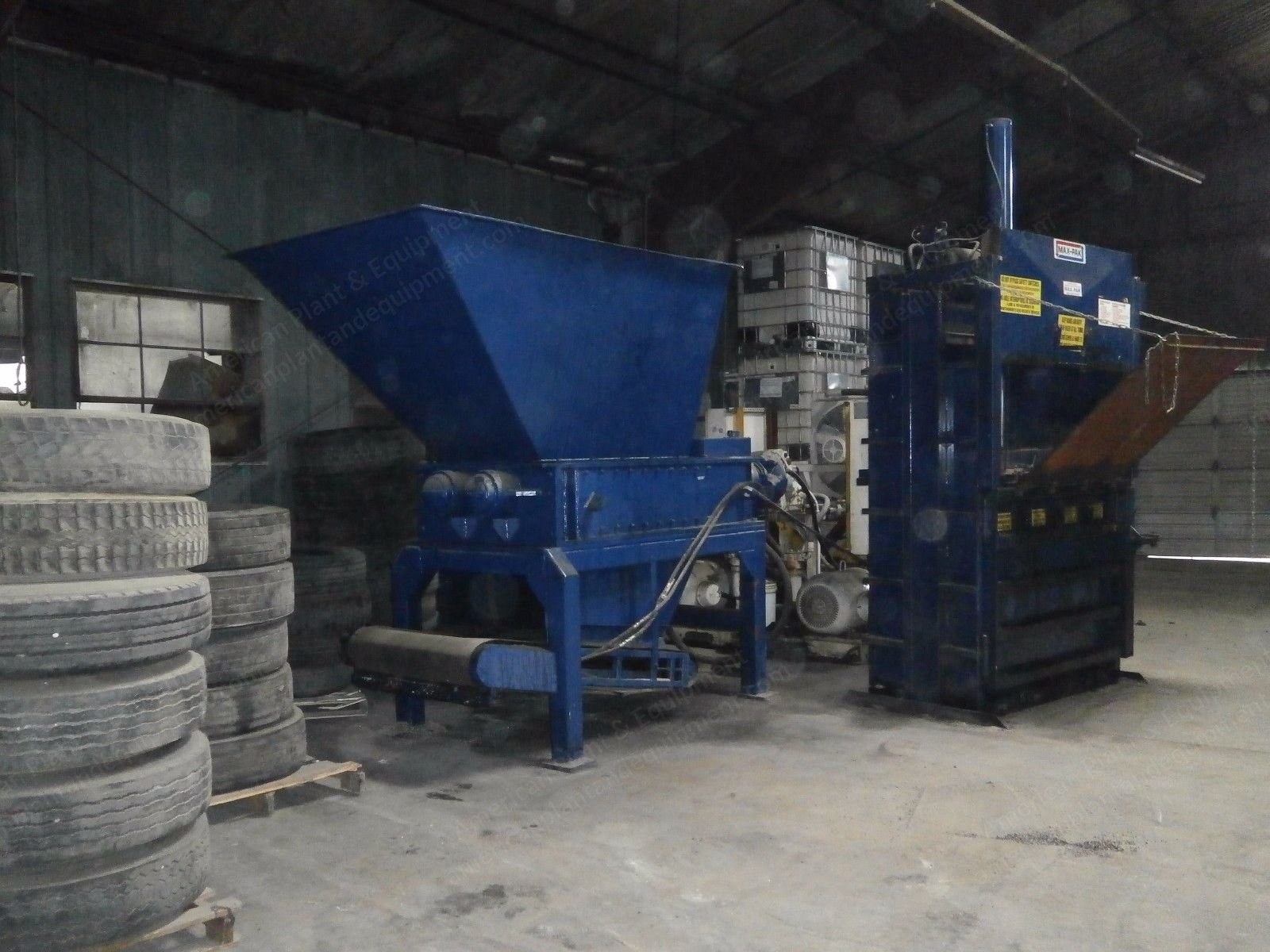 SSI, 1500-H, Dual-Shaft Shredder, 150HP, 32x52 inch Cutting Chamber