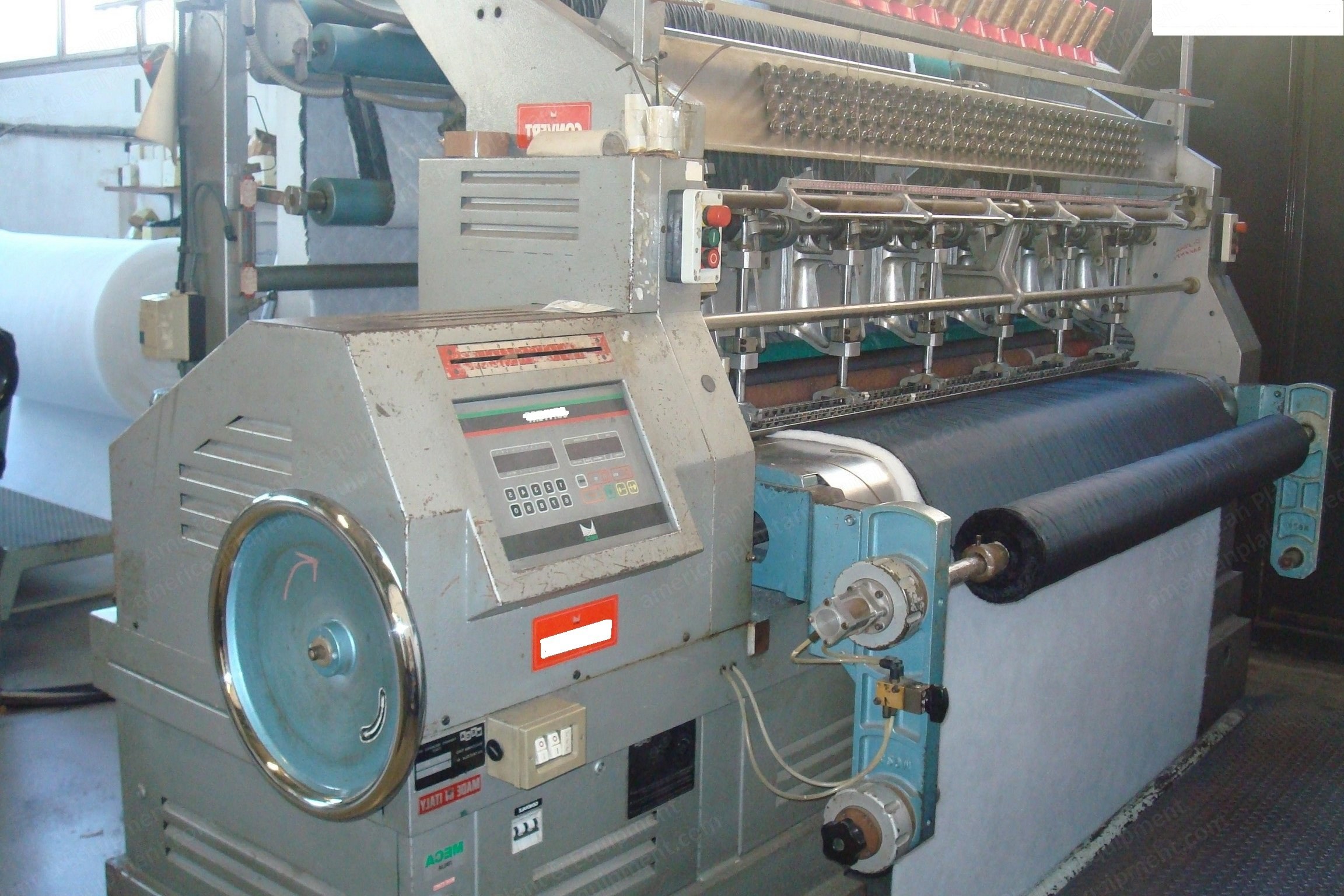 Meca, Convert, 1989, Multi-Needle Continuous Quilting Machine, 1600-1700mm, Winder and Cutting Units