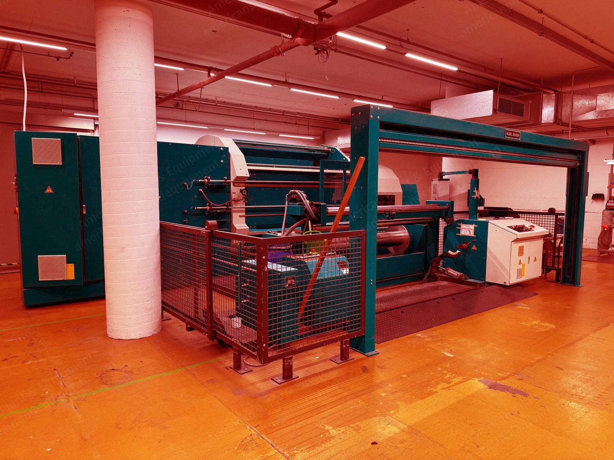 Karl Mayer, GOM-16, 2004, Working Width 2250mm, Rotational Creel, 16 Weft Feeders