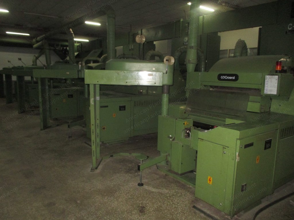 Crosrol, MK5B / MK5 / MK4, 1985 to 1999, Carding Machines, with Chute Feed