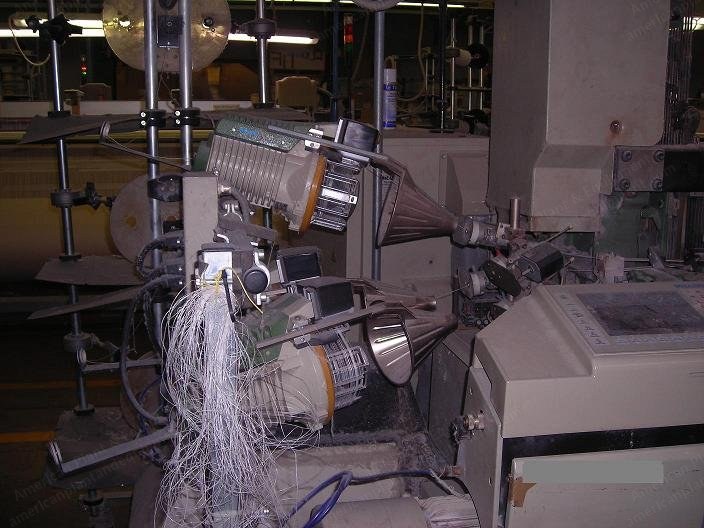 Picanol, Omni R, 1995, Air Jet Loom, 2200mm Width, 4 Colors, Staubli Electronic Dobby