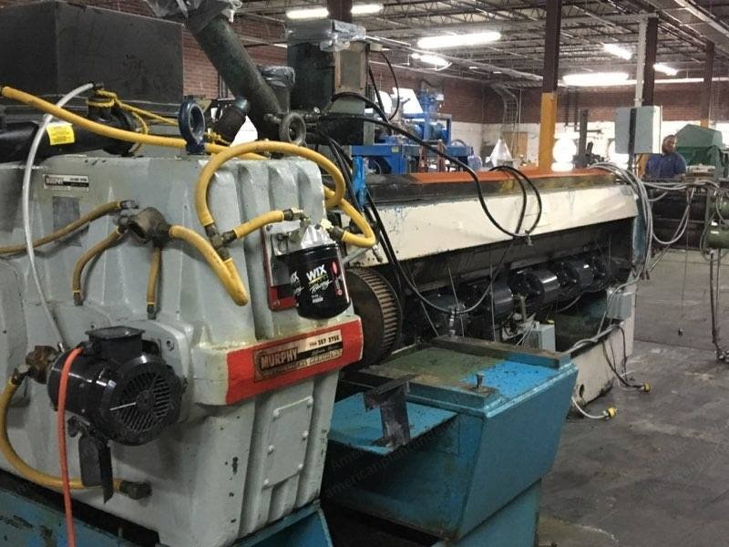 Davis Standard, 6 Inch, Air Cooled, Non-Vented, with Kreyenborg Screen Changers