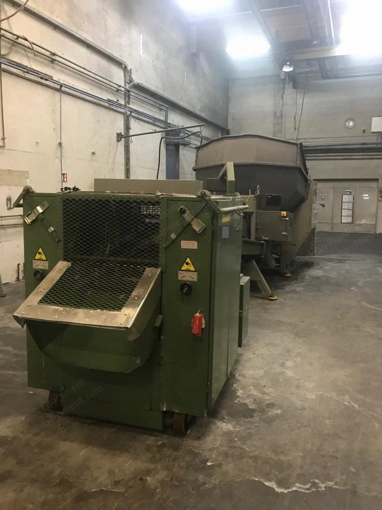 Laroche, 4-Drum Tearing Line, 2007, 1500mm to 2000mm Working Width, with Pierret Cutter and Ommi Blending Box