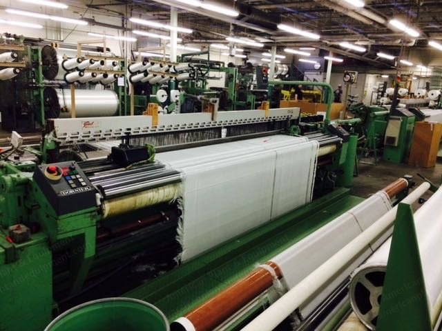 Dornier, Rapier Weaving Machines and Karl Mayer Sample Warpers, 1800mm to 3500mm, 1983 to 1999, Jacquard and Dobby, 8 Colors